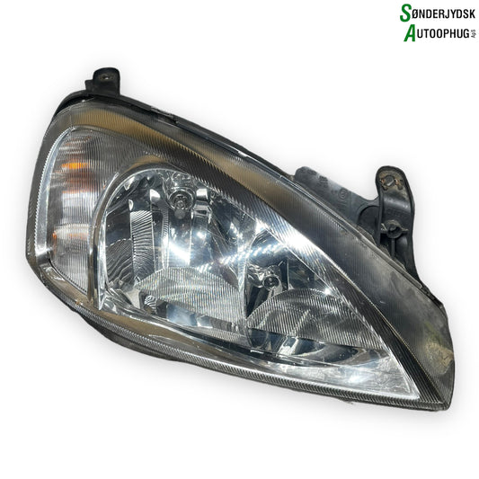 Opel Corsa C Forlygte Med OEM Nr. 89302129087934 Fra Opel Ophugger