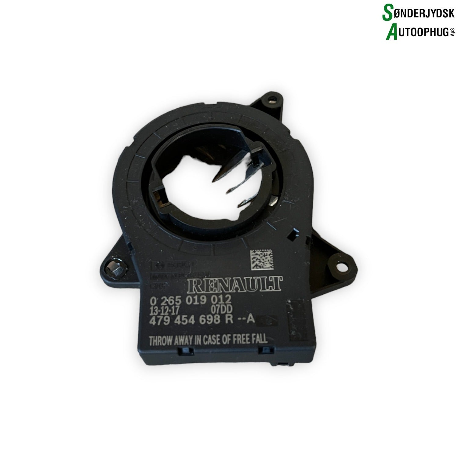 Renault Clio 4 Ratvinkelsensor Med OEM Nr. 0265019012 Fra Renault Ophugger