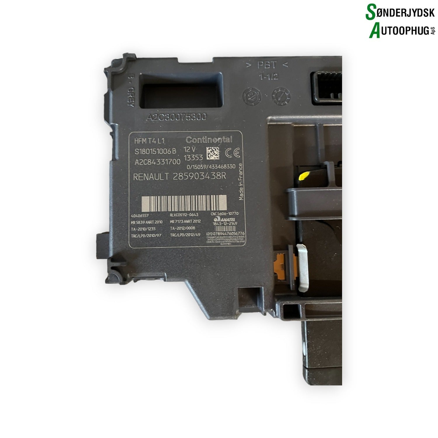 Renault Clio 4 Motorstyring - Motorstyreboks - Injection Elboks Med OEM Nr. 237102928R Fra Renault Ophugger