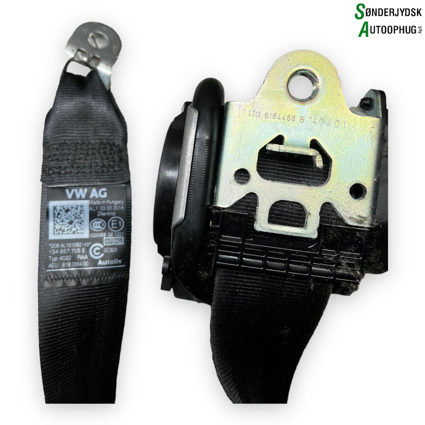 Skoda Citigo Sikkerhedsseler For Med OEM Nr. 1S4857705E Fra Skoda Ophugger