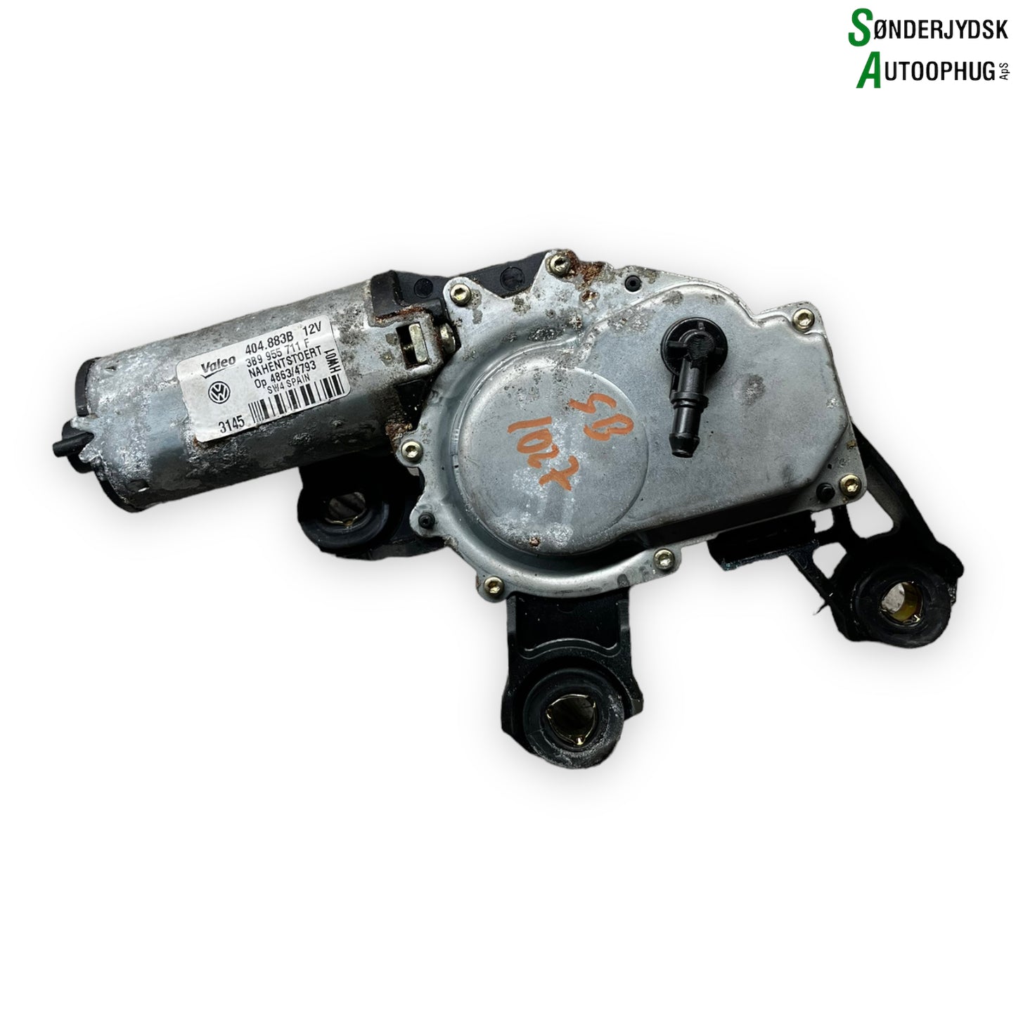 VW Passat 3B Bagrudevisker Motor Med OEM Nr. 3B9955711F Fra VW Ophugger