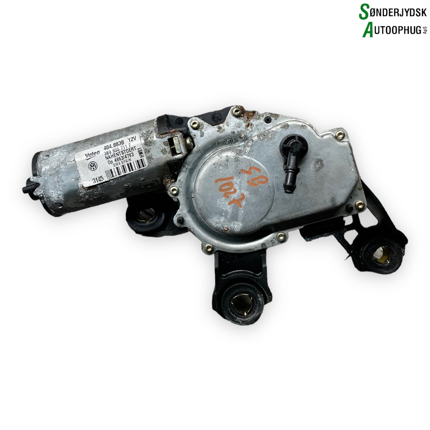 VW Passat 3B Bagrudevisker Motor Med OEM Nr. 3B9955711F Fra VW Ophugger