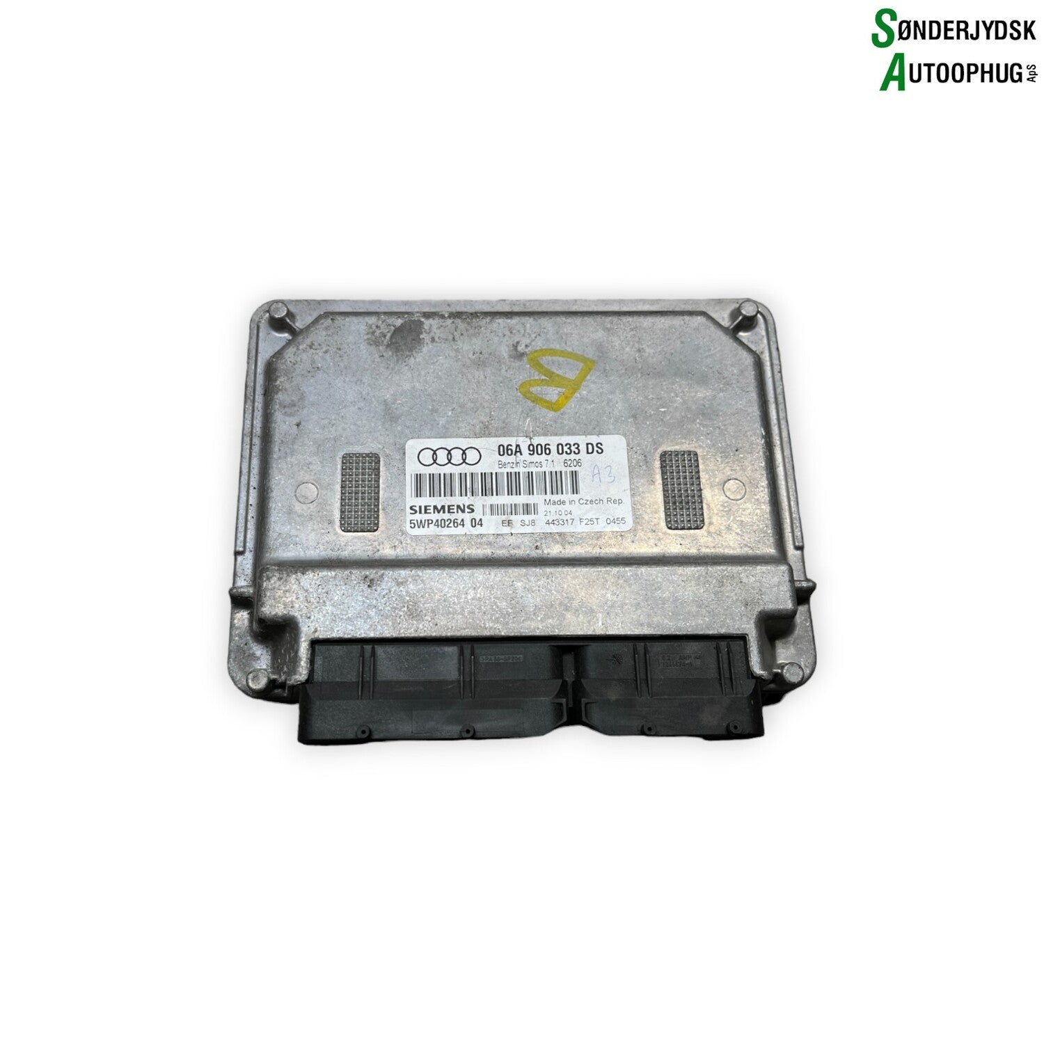 Audi A3 Motorstyring - Motorstyreboks - Injection Elboks Med OEM Nr. 06A906033DS Fra Audi Ophugger