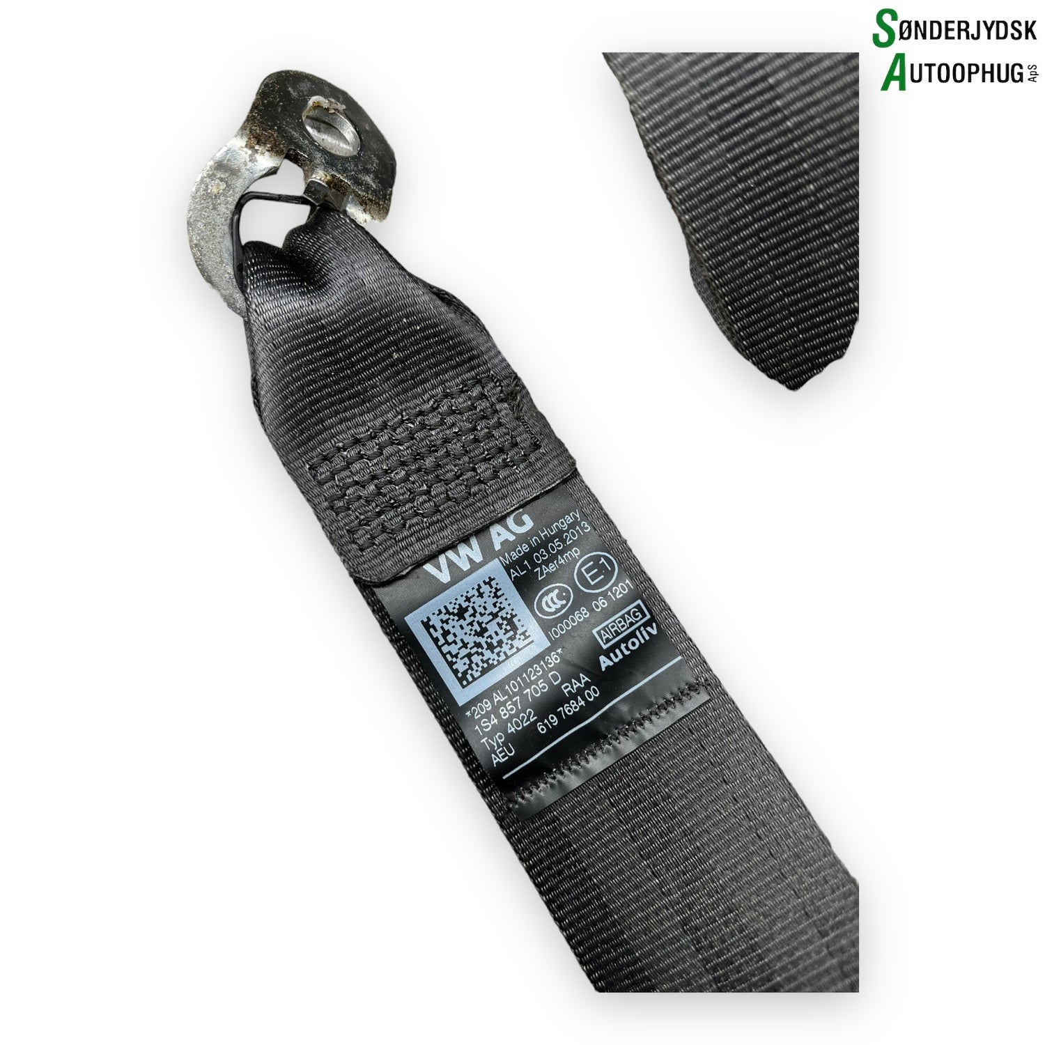 Seat Mii Sikkerhedsseler For Med OEM Nr. 1S4857705D Fra Seat Ophugger