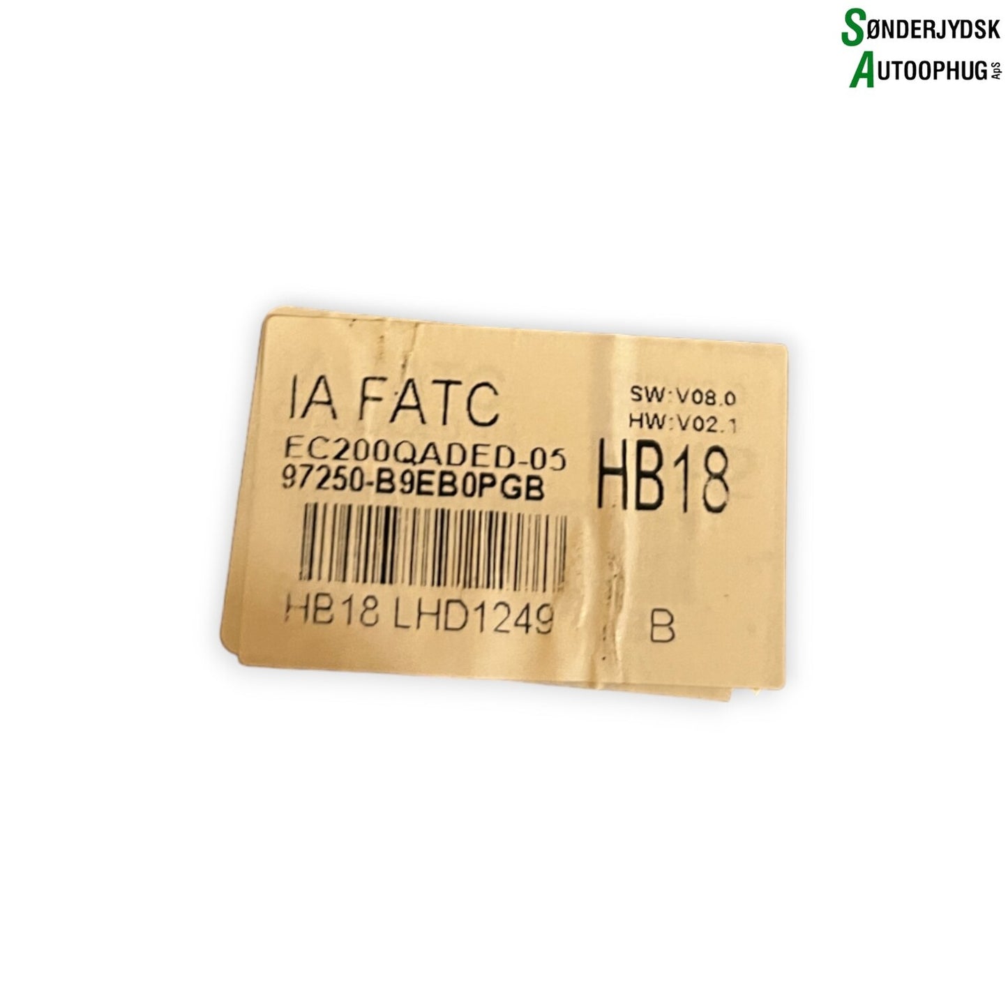 Hyundai I10 Varmeregulering Med OEM Nr. 97250B9EBOP Fra Hyundai Ophugger