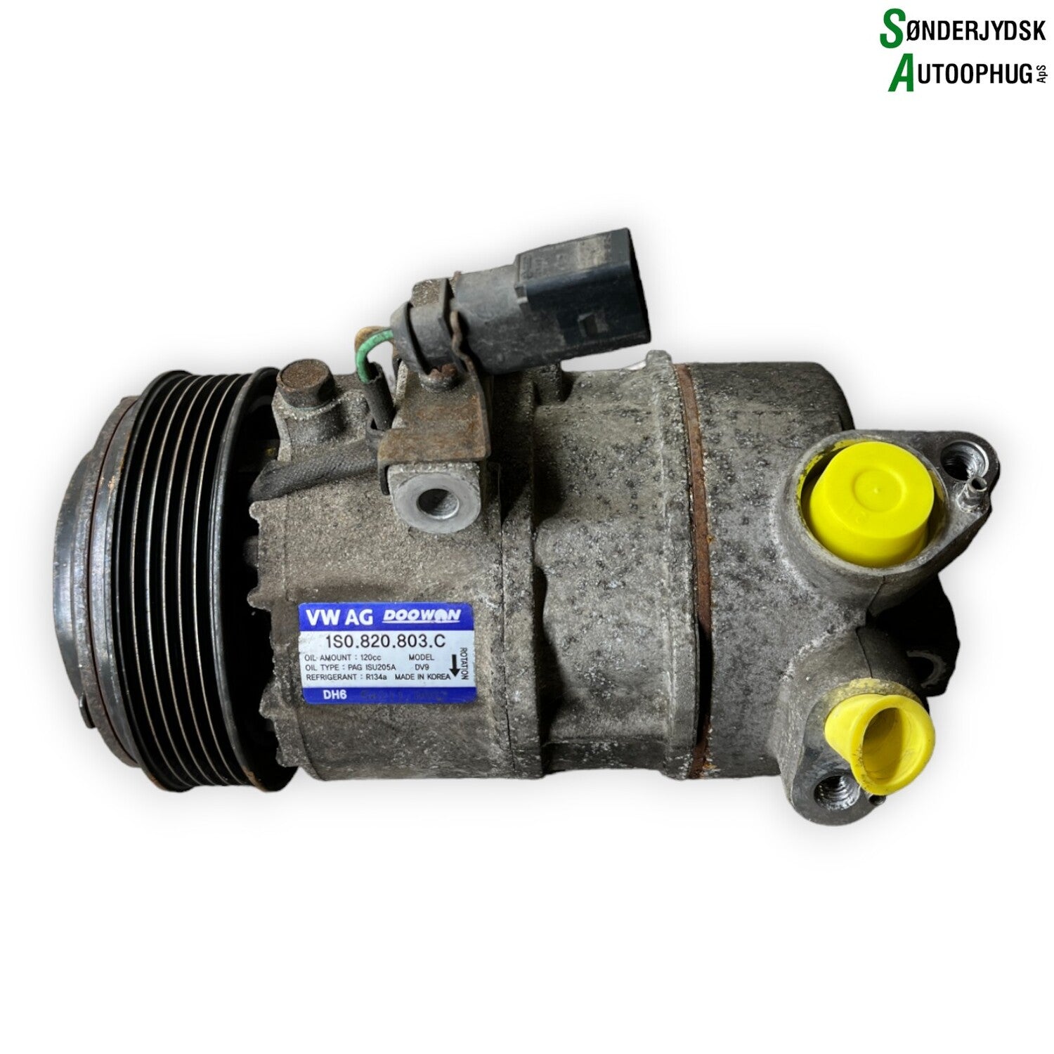 Skoda Citigo Aircondition Pumpe Med OEM Nr. 1S0820803C Fra Skoda Ophugger