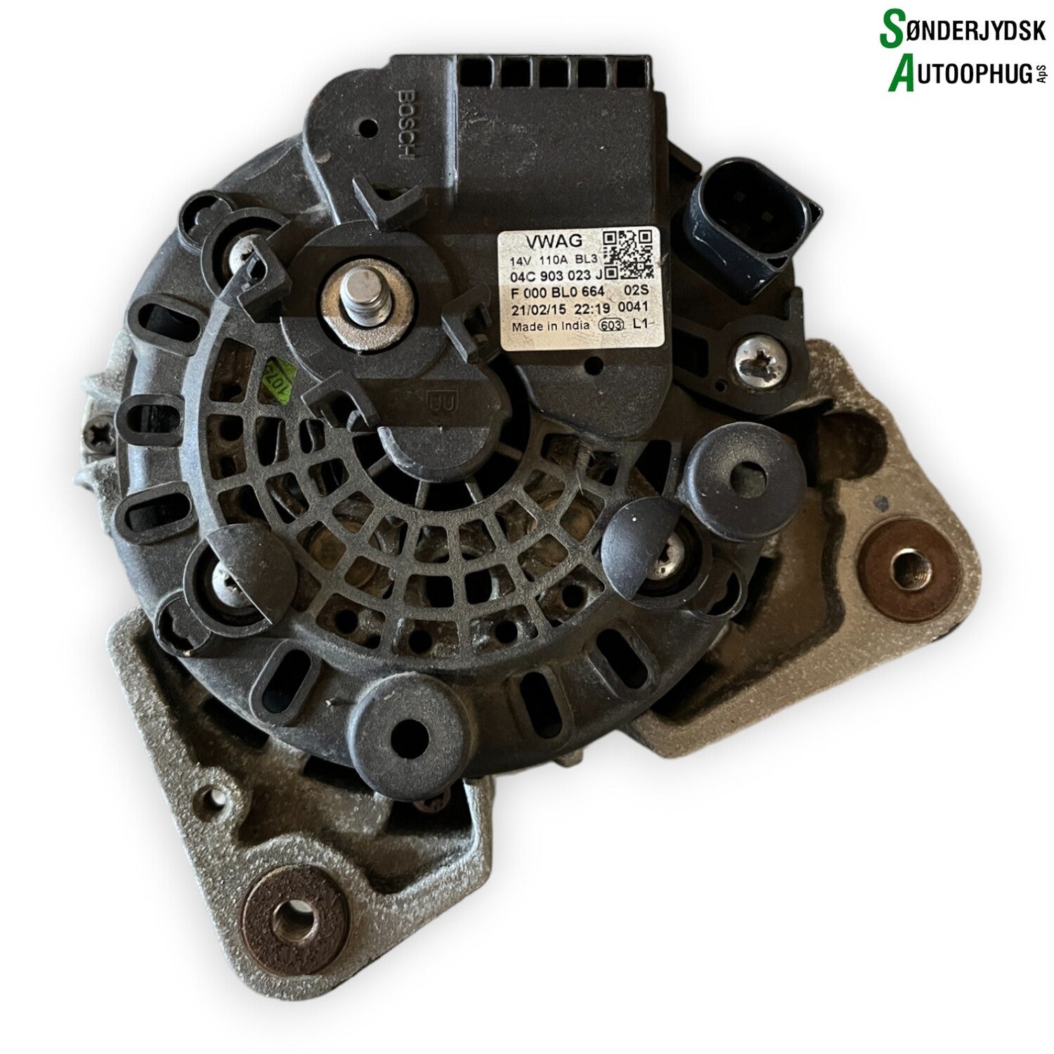 Skoda Citigo Generator Med OEM Nr. 04C903023JX Fra Skoda Ophugger