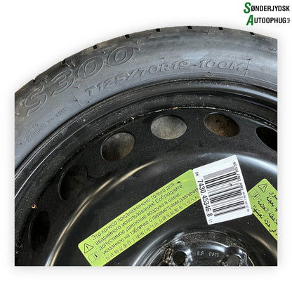 Audi A4 8K Reservehjul Med OEM Nr. 4X19ET:29 Fra Audi Ophugger