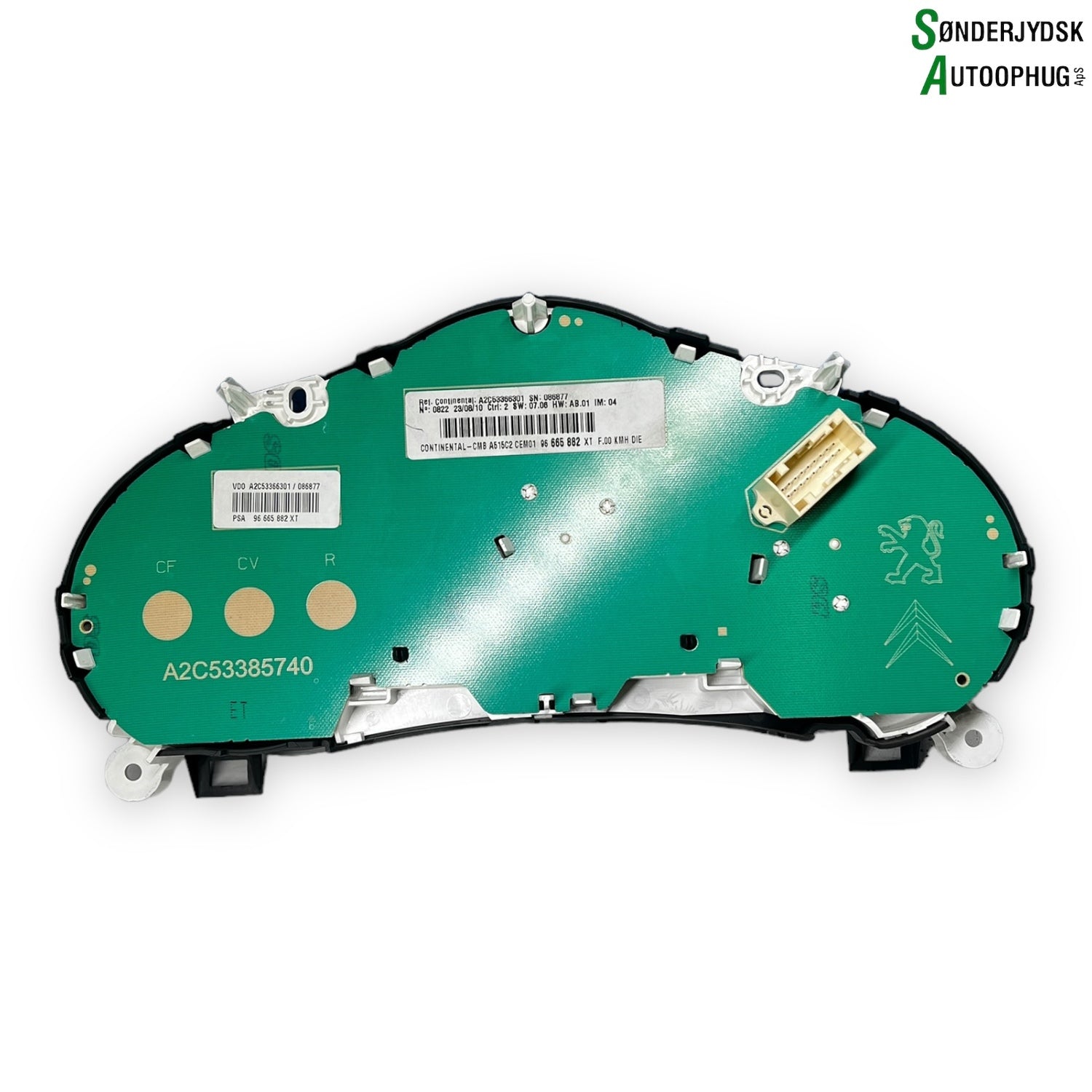 Citroen C3 II Speedometer - Instrument Med OEM Nr. 96665882XT Fra Citroen Ophugger