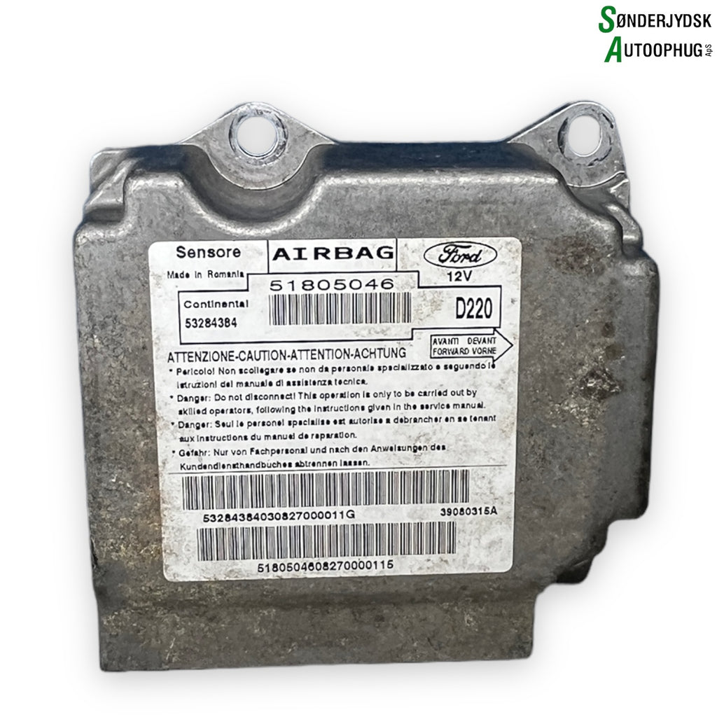 Ford Ka Airbag Elboks Med OEM Nr. 51805046 Fra Ford Ophugger