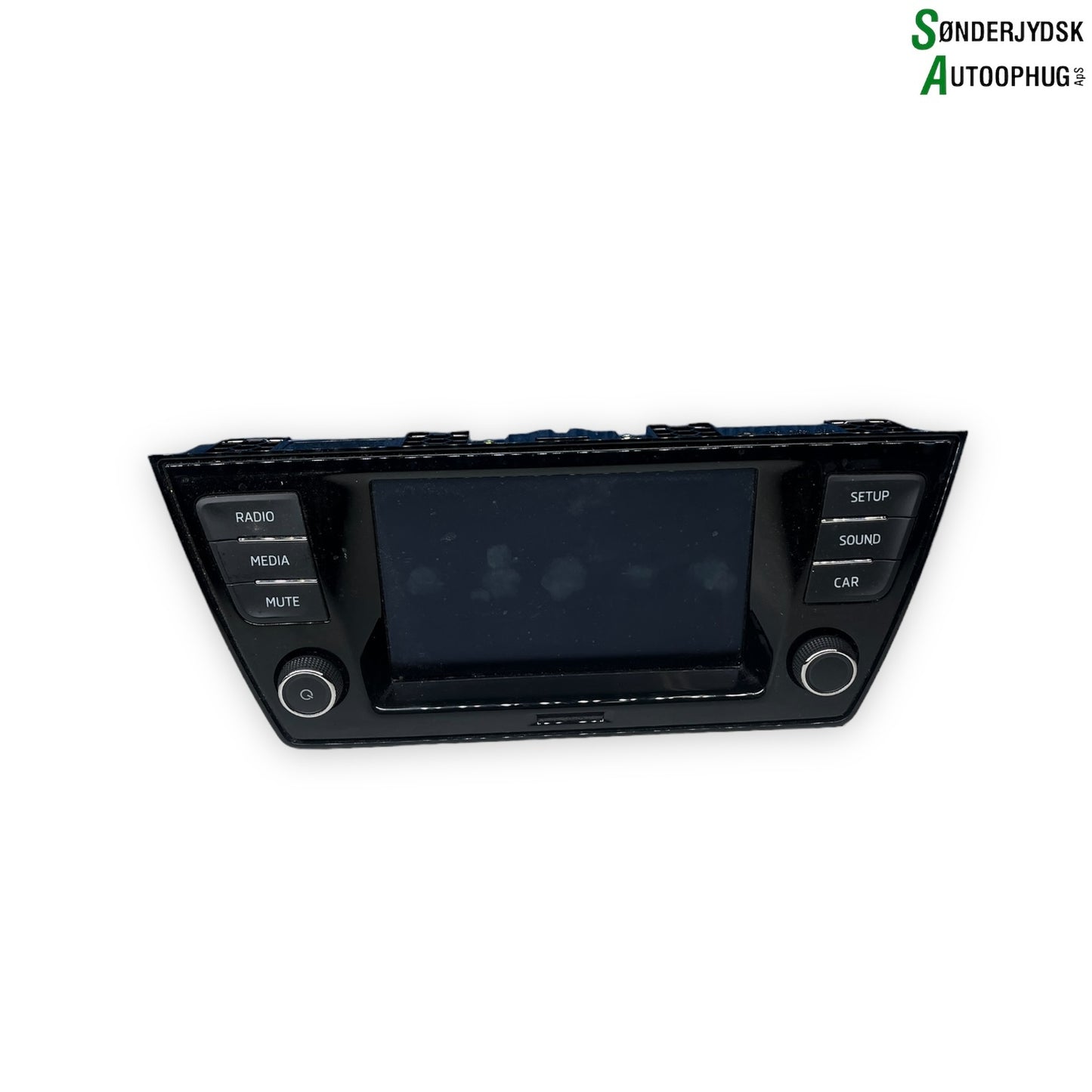 Skoda Fabia Radio M/Cd Med OEM Nr. 6V0035867K Fra Skoda Ophugger