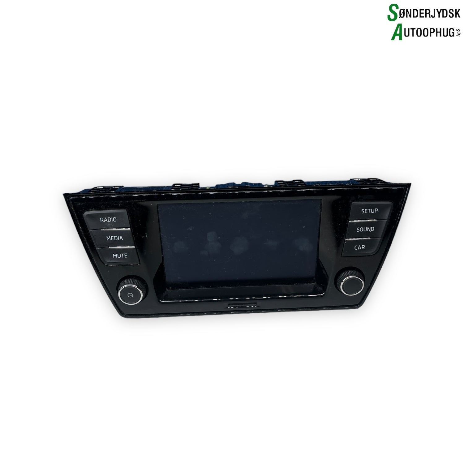 Skoda Fabia Radio M/Cd Med OEM Nr. 6V0035867K Fra Skoda Ophugger