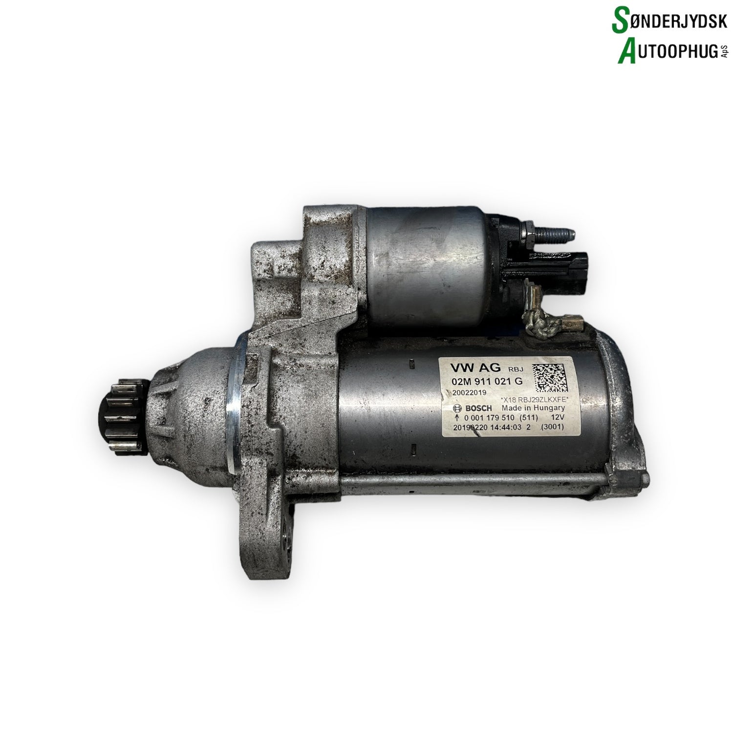 Skoda Fabia Starter Med OEM Nr. 02M911021GX Fra Skoda Ophugger