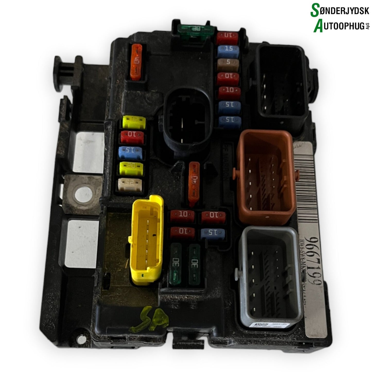 Peugeot 207 Sikringsboks Med OEM Nr. 9667199 Fra Peugeot Ophugger