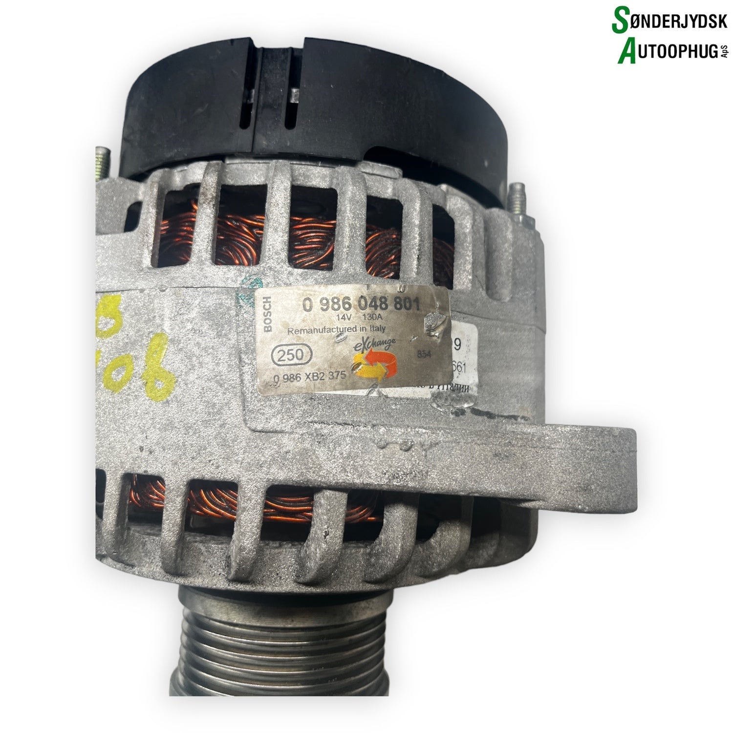 Opel Zafira B Generator Med OEM Nr. 0986048801 Fra Opel Ophugger