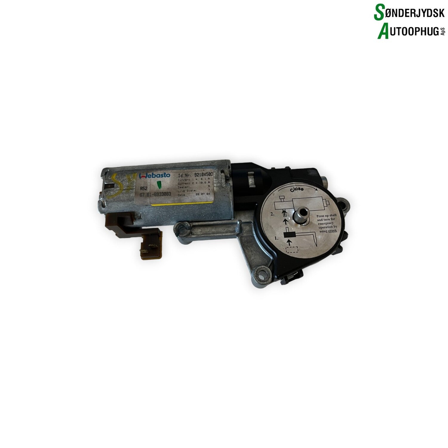Mini Mki Kalechemotor Med OEM Nr. 676169333083 Fra Mini Ophugger