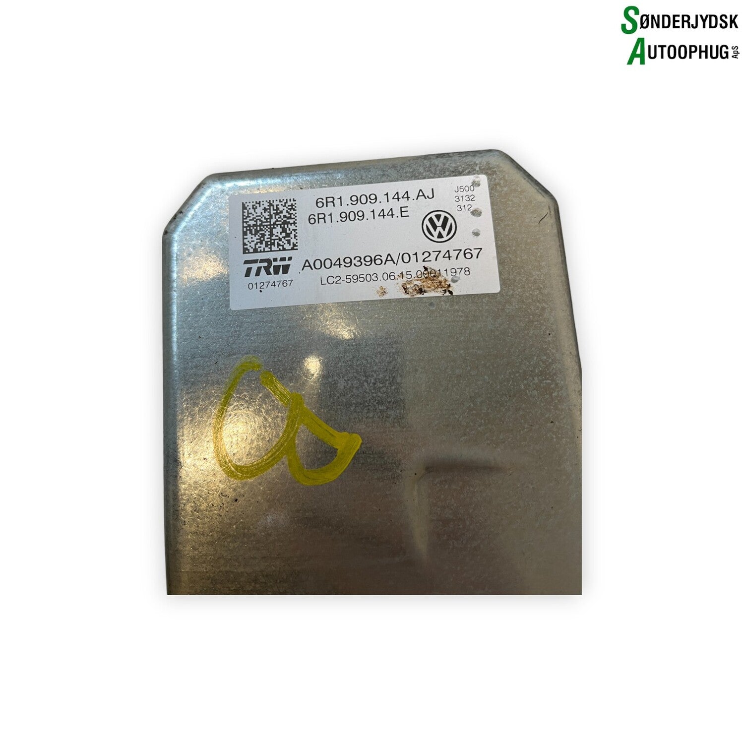 VW Up Ratstamme M/El-Servo Med OEM Nr. 1S1423520AN Fra VW Ophugger