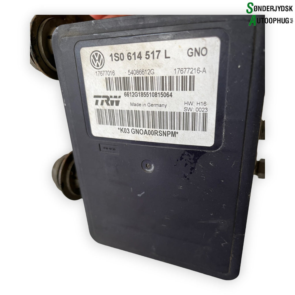 Skoda Citigo ABS Pumpe Med OEM Nr. 1S0614517L Fra Skoda Ophugger