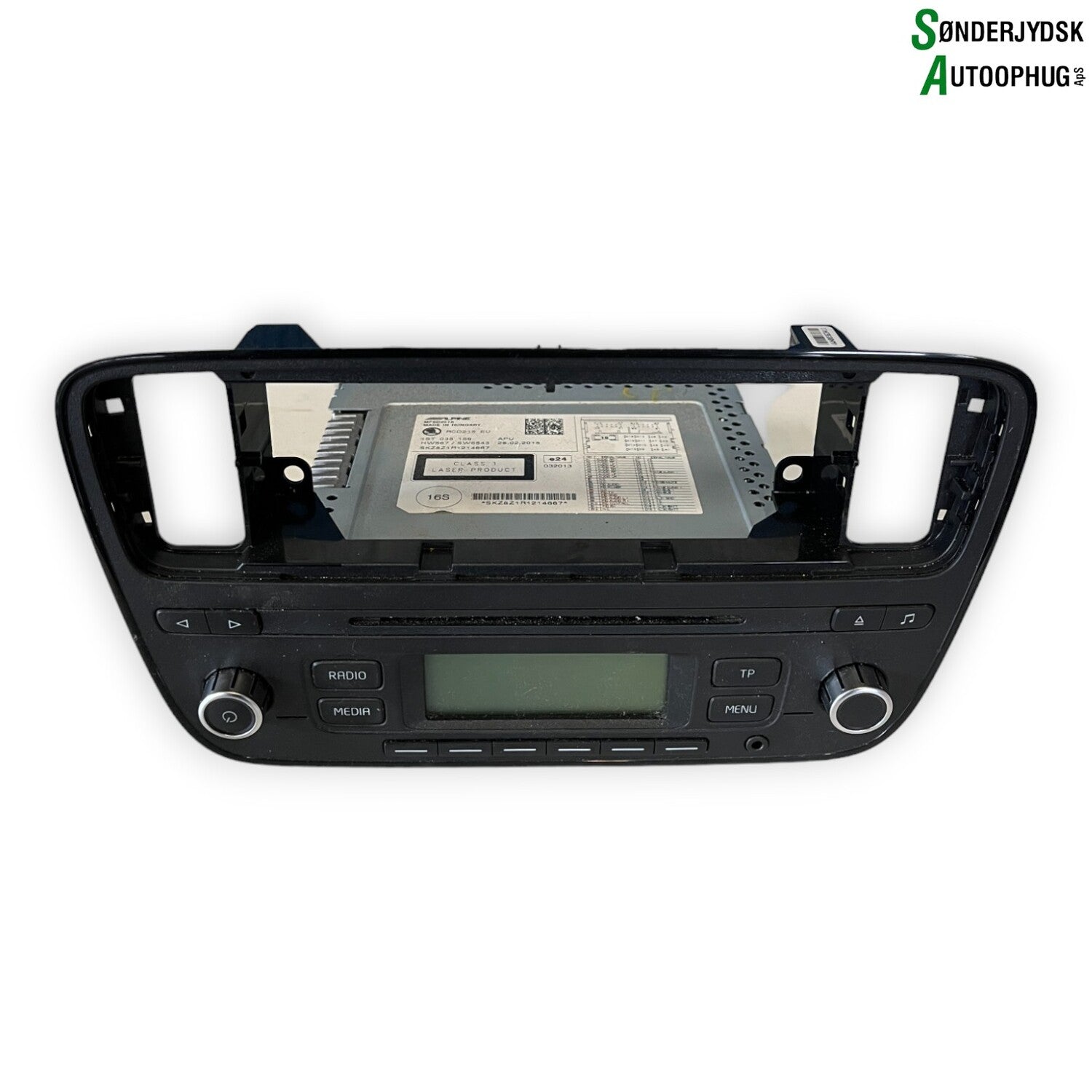Skoda Citigo Radio M/Cd Med OEM Nr. 1ST035156 Fra Skoda Ophugger