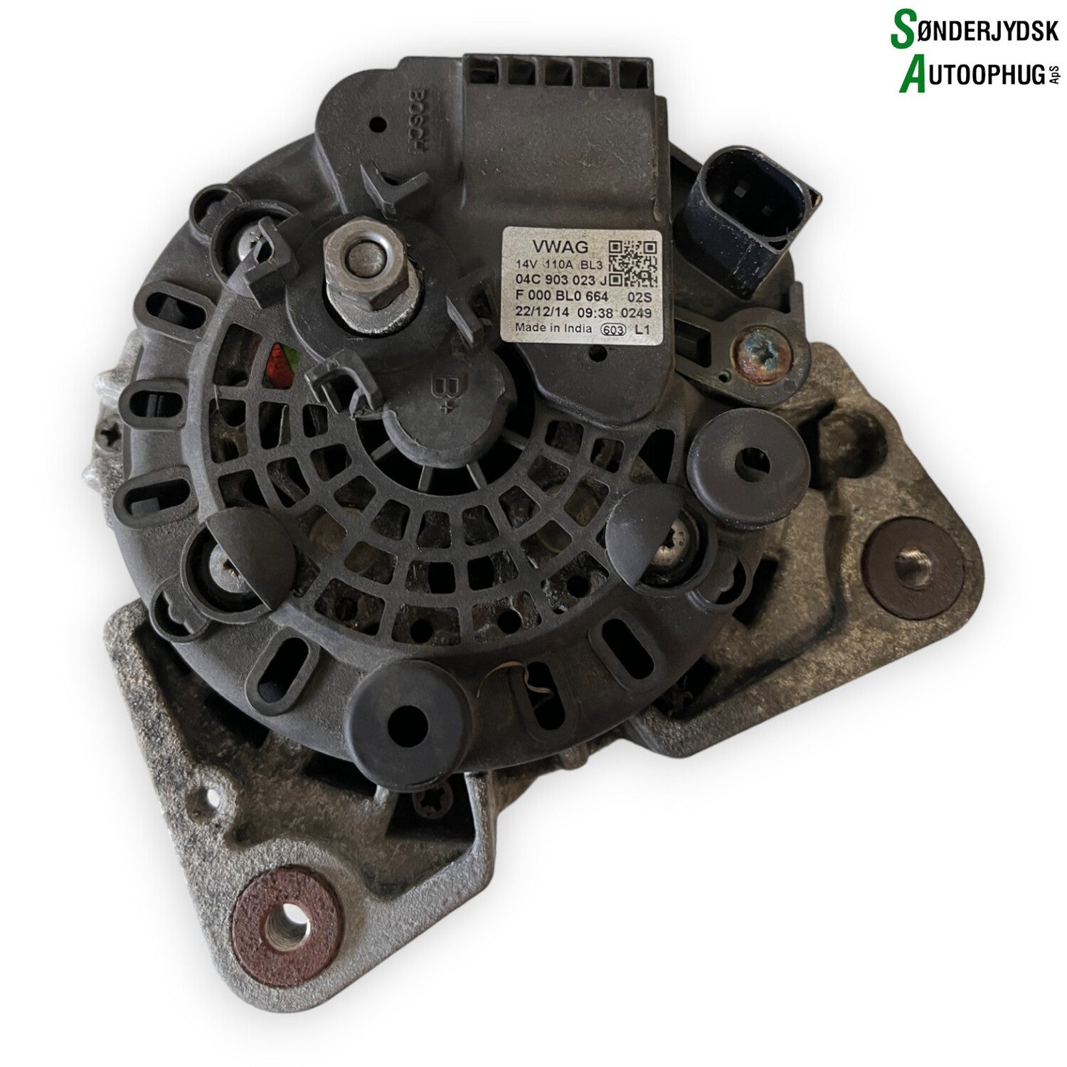 Skoda Citigo Generator Med OEM Nr. 04C903023JX Fra Skoda Ophugger