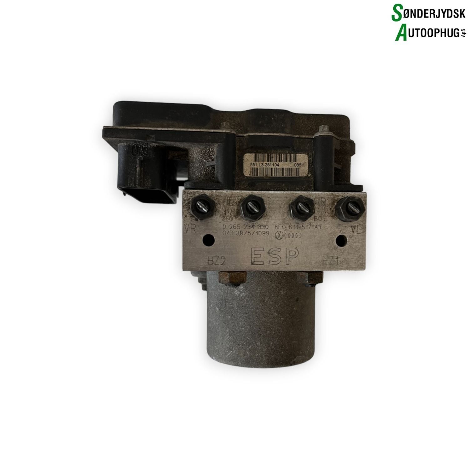 Audi A4 ABS Pumpe Med OEM Nr. 8E0910517B Fra Audi Ophugger