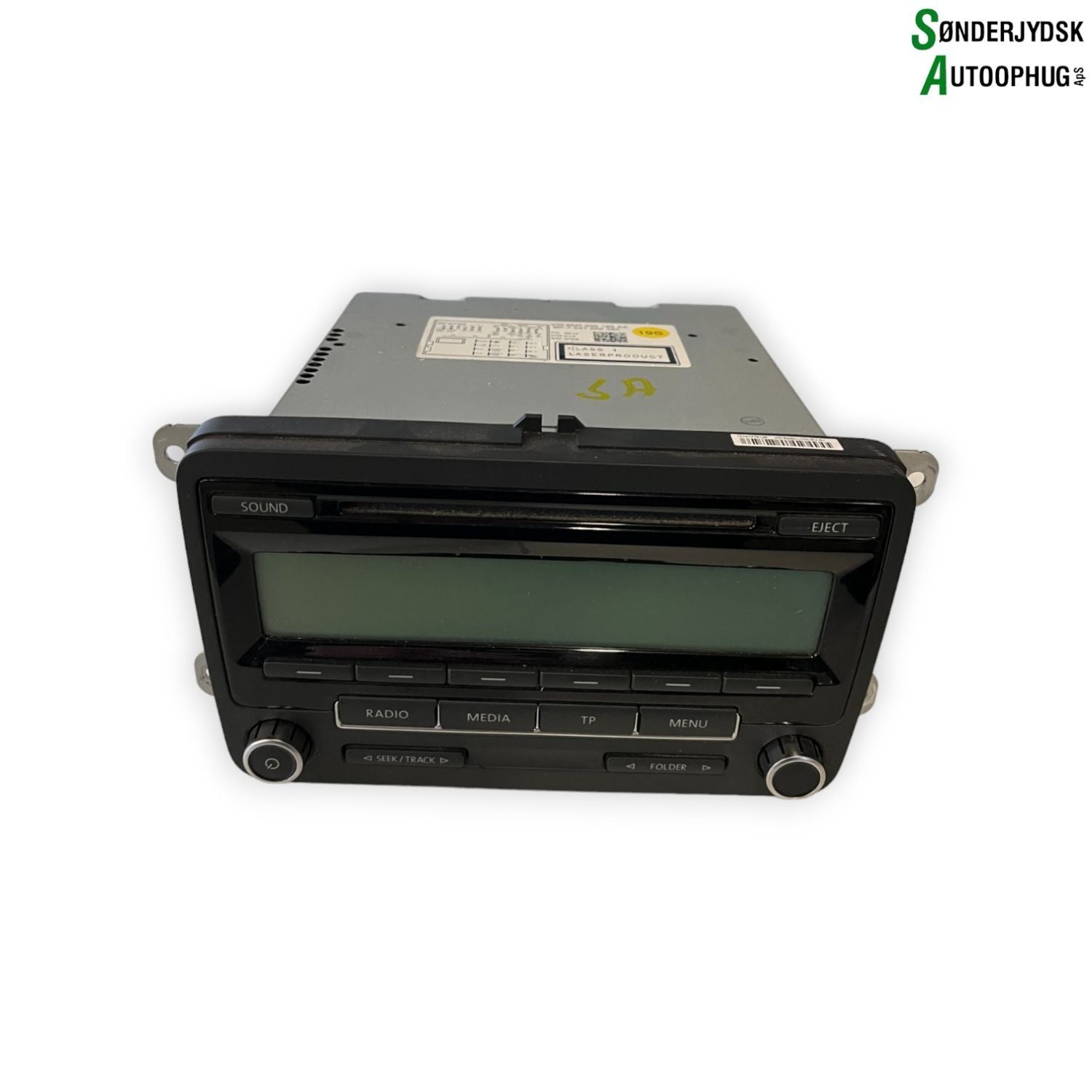 VW Golf 6 1K Radio M/Cd Med OEM Nr. 5M0035186AA Fra VW Ophugger