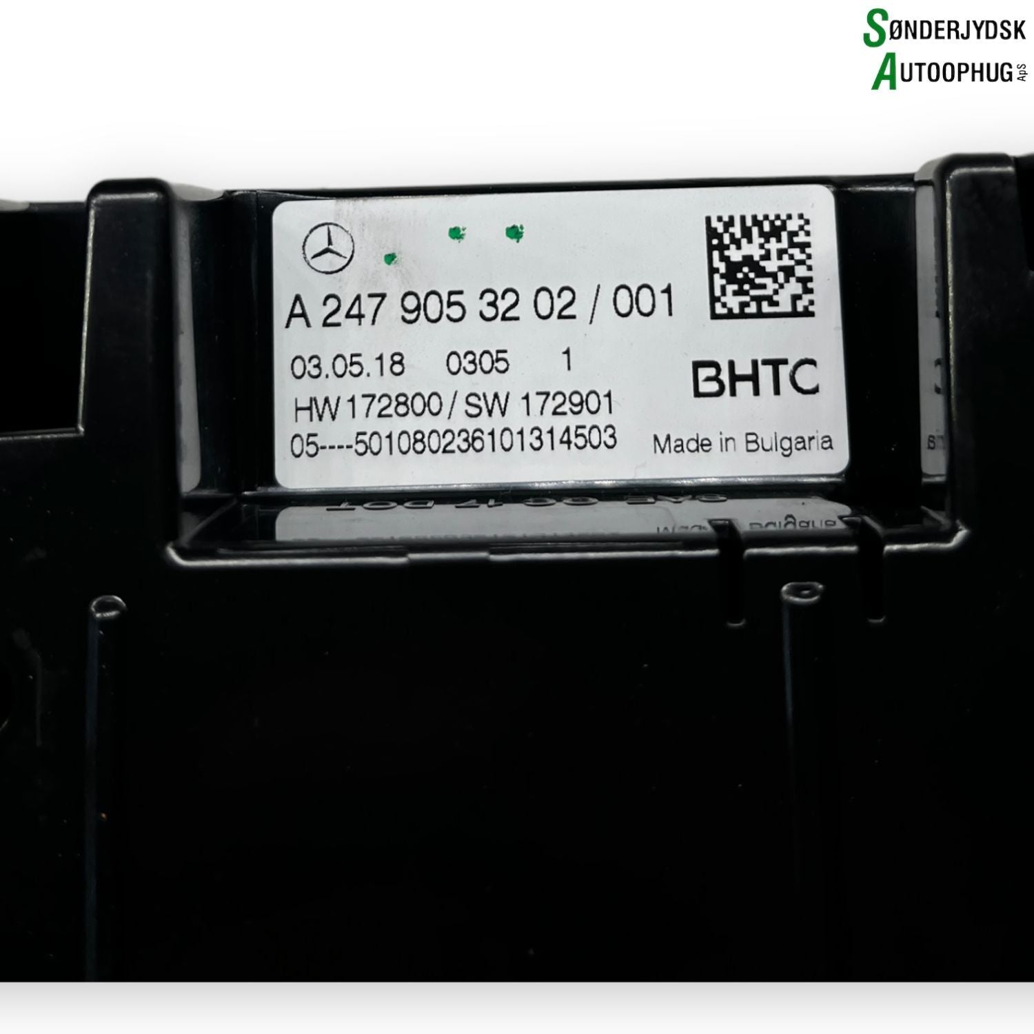 Mercedes-Benz A-W177 Varmeregulering Med OEM Nr. A2479053202 Fra Mercedes-Benz Ophugger