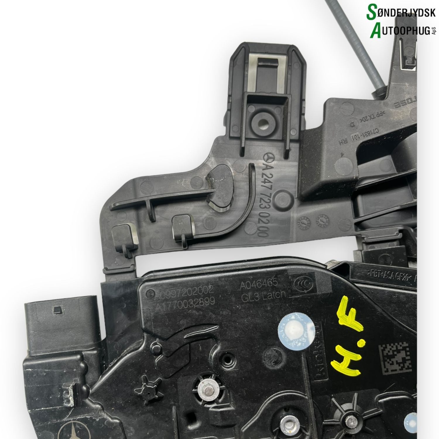 Mercedes-Benz A-W177 Dørlås Med OEM Nr. A2477230200 Fra Mercedes-Benz Ophugger