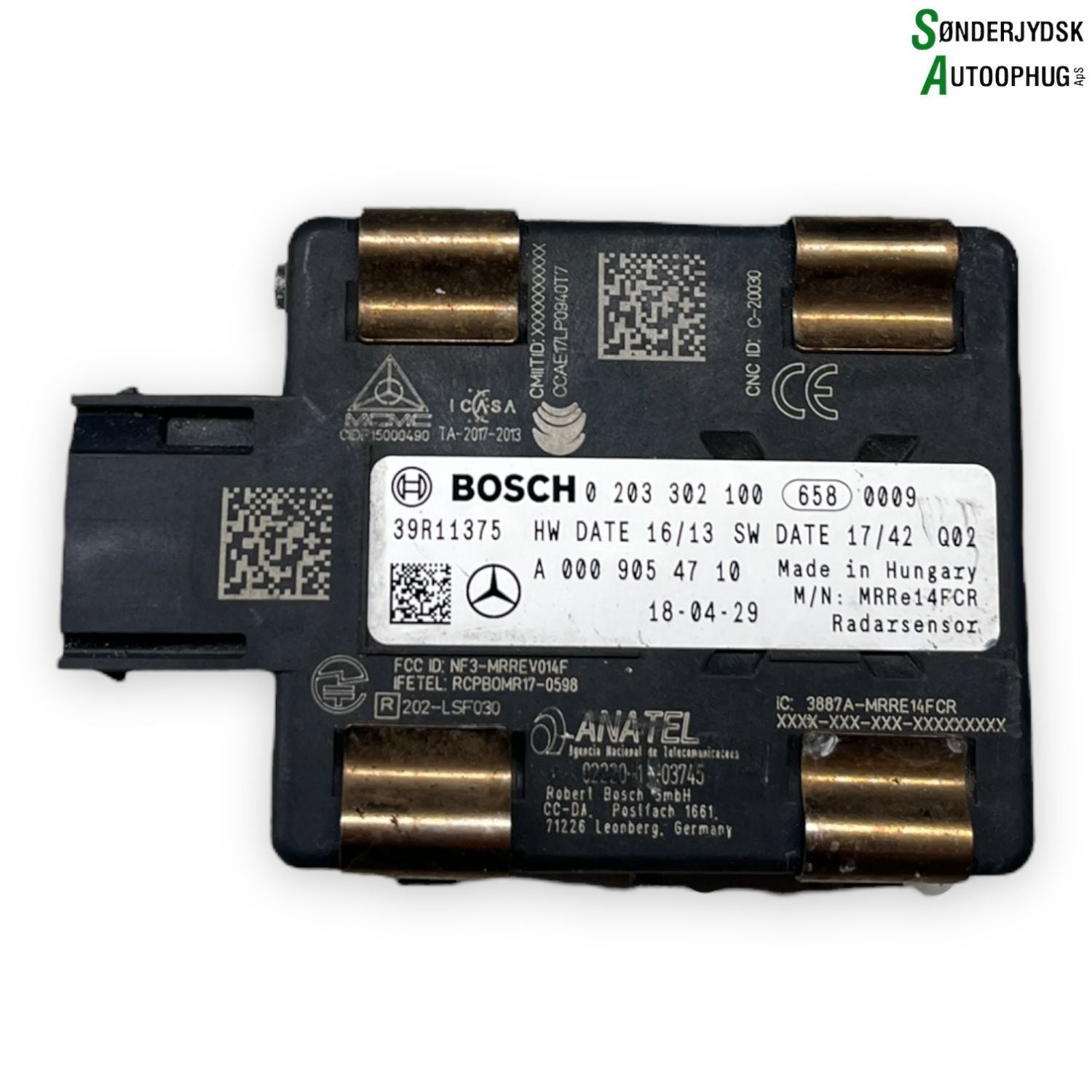 Mercedes-Benz A-W177 Radar Med OEM Nr. 0009054710 Fra Mercedes-Benz Ophugger