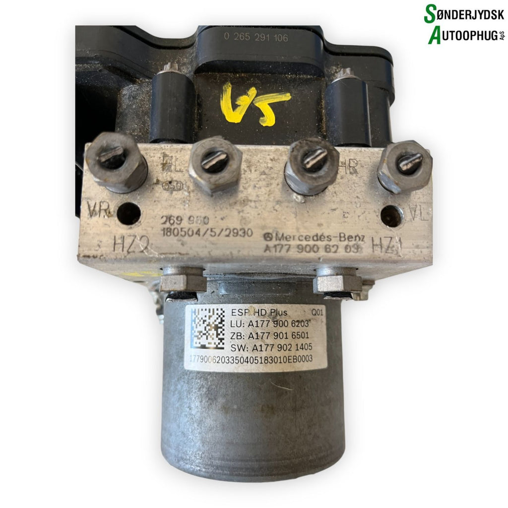 Mercedes-Benz Mercedes A W177 ABS Pumpe Med OEM Nr. 1779003604 Fra Mercedes-Benz Ophugger