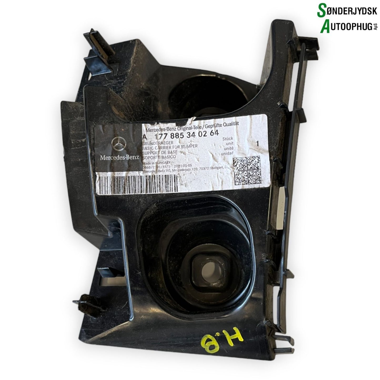 Mercedes-Benz A-W177 Kofanger Holder Hb Med OEM Nr. A177885340264 Fra Mercedes-Benz Ophugger