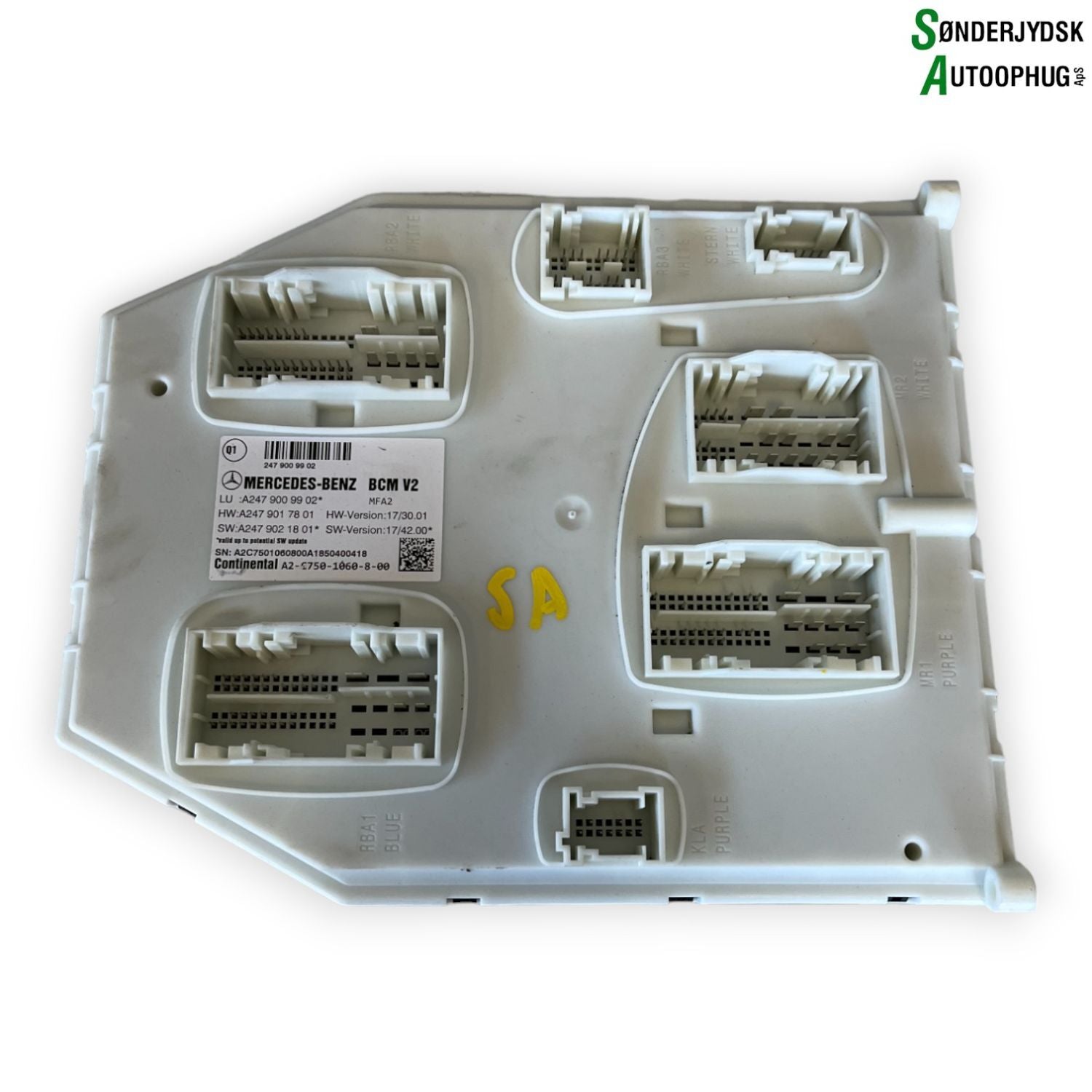 Mercedes-Benz Mercedes A W177 Bcm / Komfortkomputer Med OEM Nr. A2479009902 Fra Mercedes-Benz Ophugger