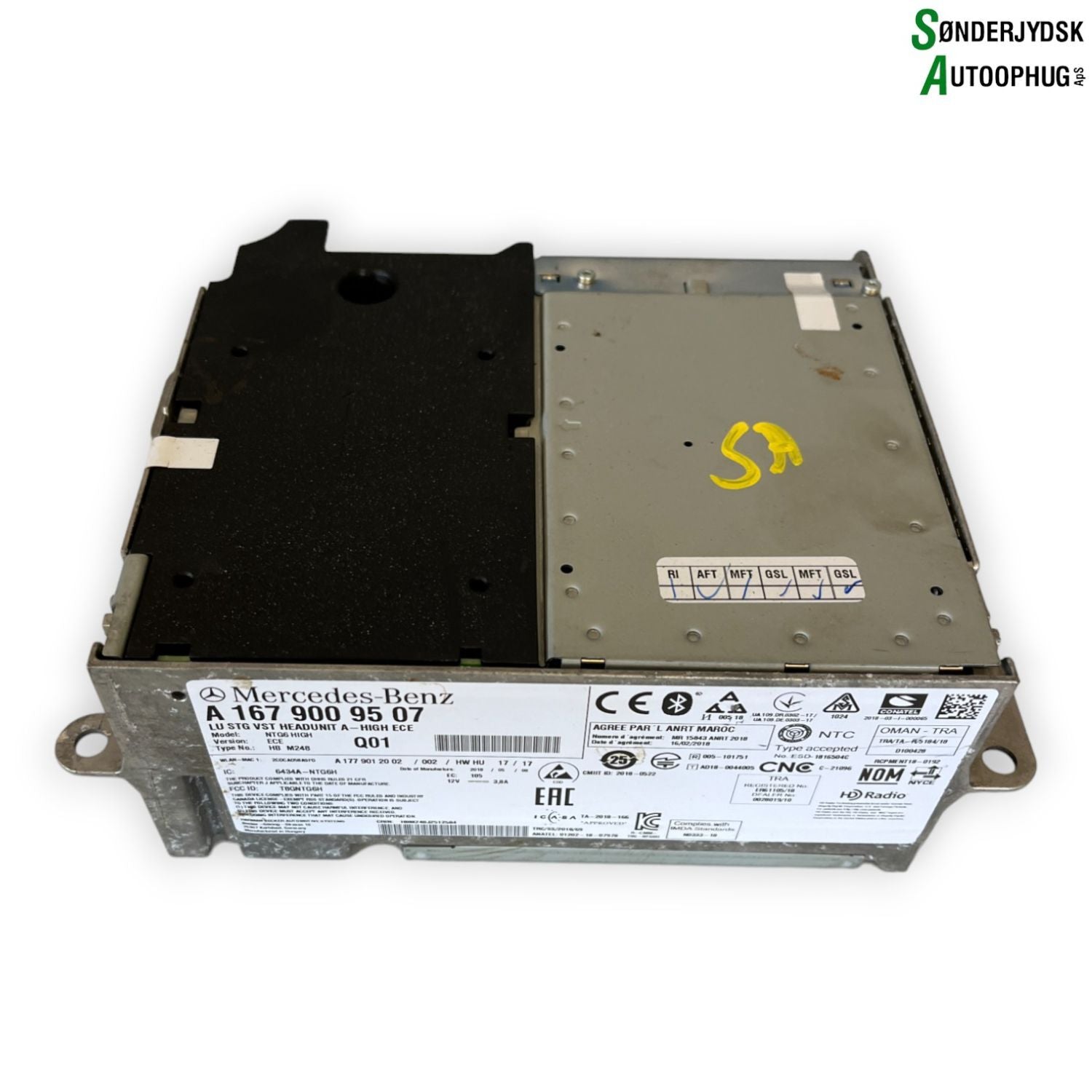 Mercedes-Benz A-W177 Navigationsanl Med OEM Nr. A1679009507 Fra Mercedes-Benz Ophugger