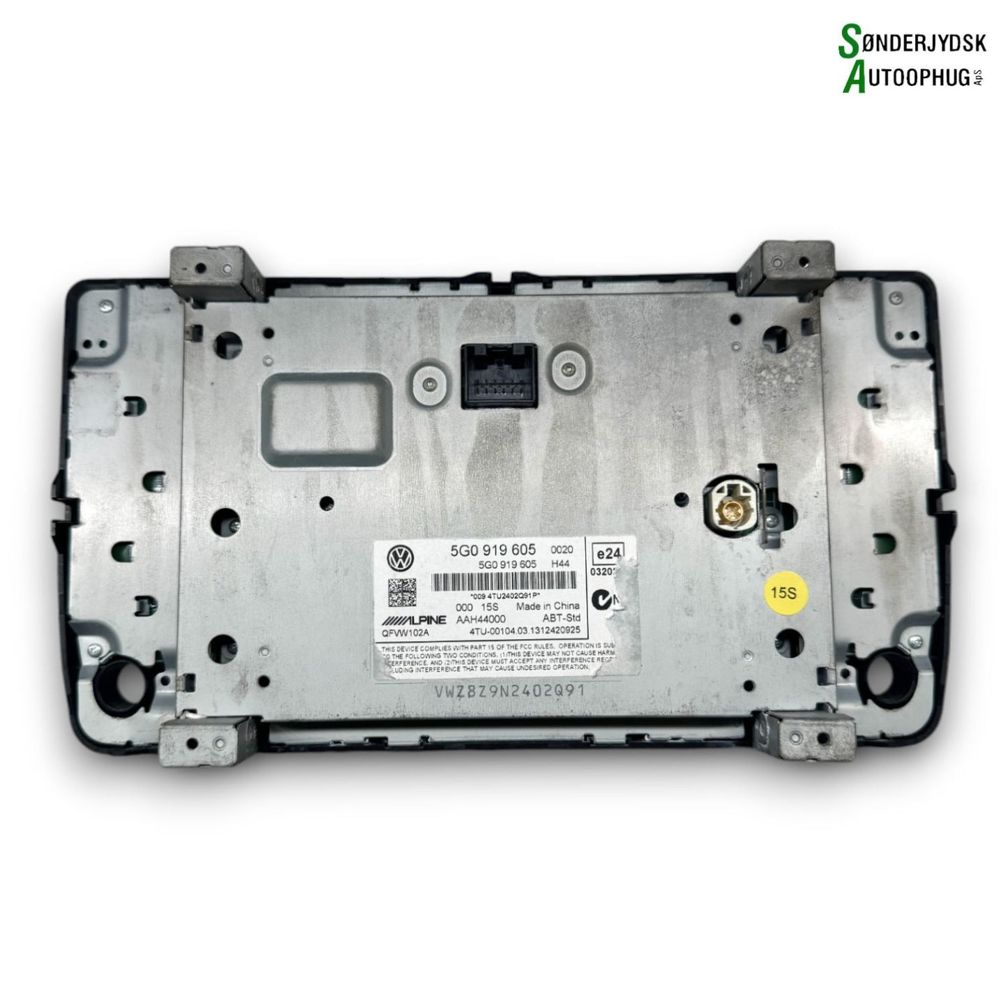 VW Golf 7 AU Radio, Multi Display Med OEM Nr. 5G0919605 Fra VW Ophugger