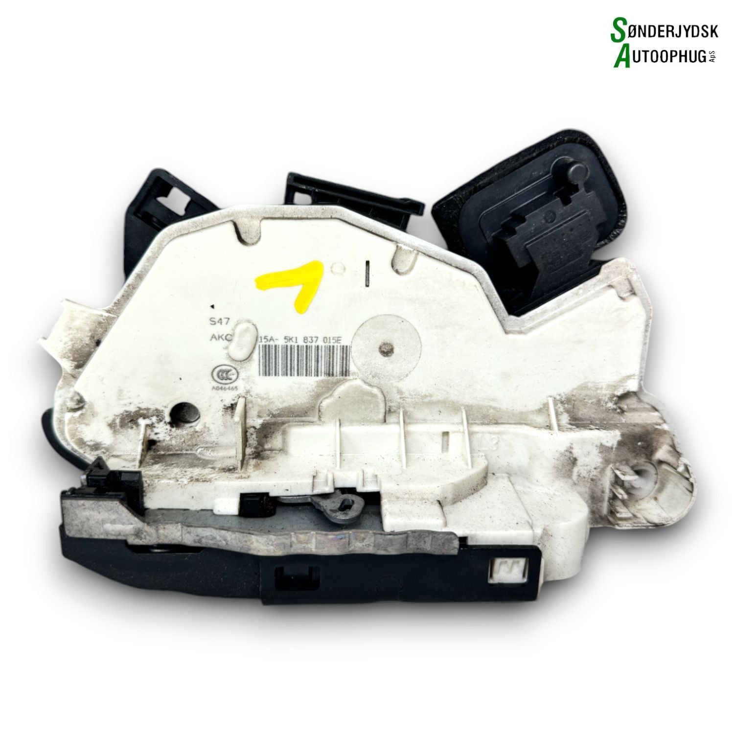 VW Golf 7 AU Dørlås Med OEM Nr. 5K1837015E Fra VW Ophugger