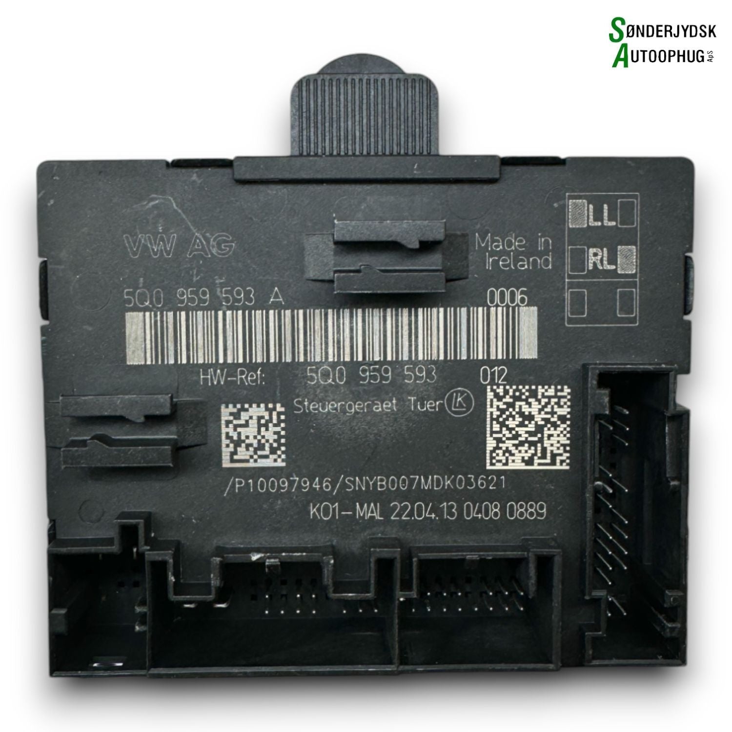 VW Golf 7 AU Bcm / Komfortkomputer Med OEM Nr. 5Q0959593 Fra VW Ophugger