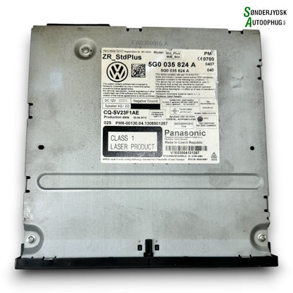 VW Golf 7 AU Radio Med OEM Nr. 5G0035824A Fra VW Ophugger
