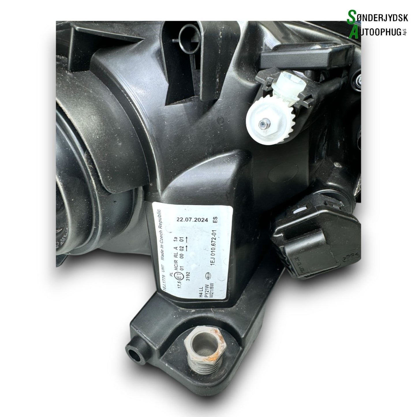 Skoda Citigo Forlygte Med OEM Nr. 1EJ010672 Fra Skoda Ophugger