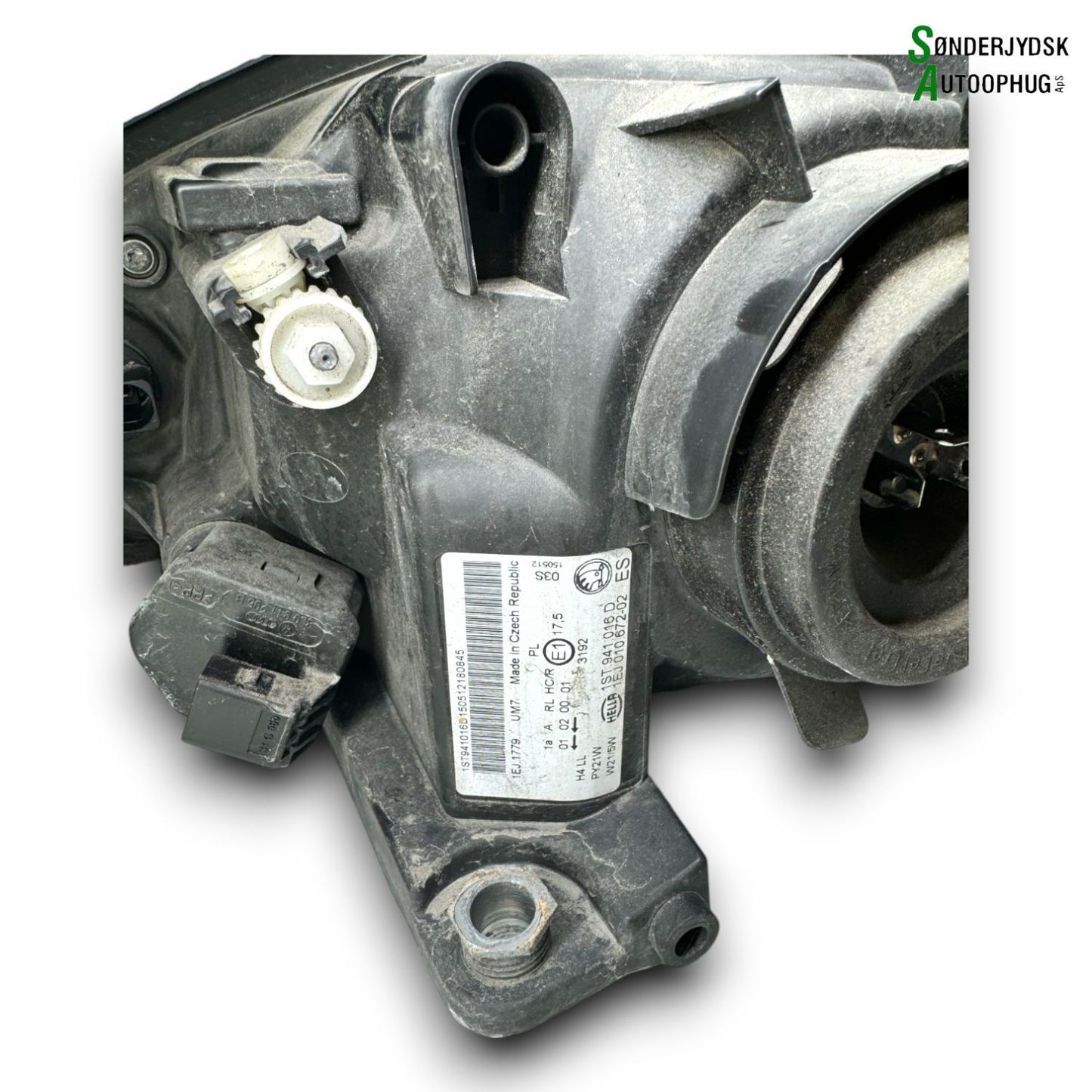 Skoda Citigo Forlygte Med OEM Nr. 1ST941016D Fra Skoda Ophugger