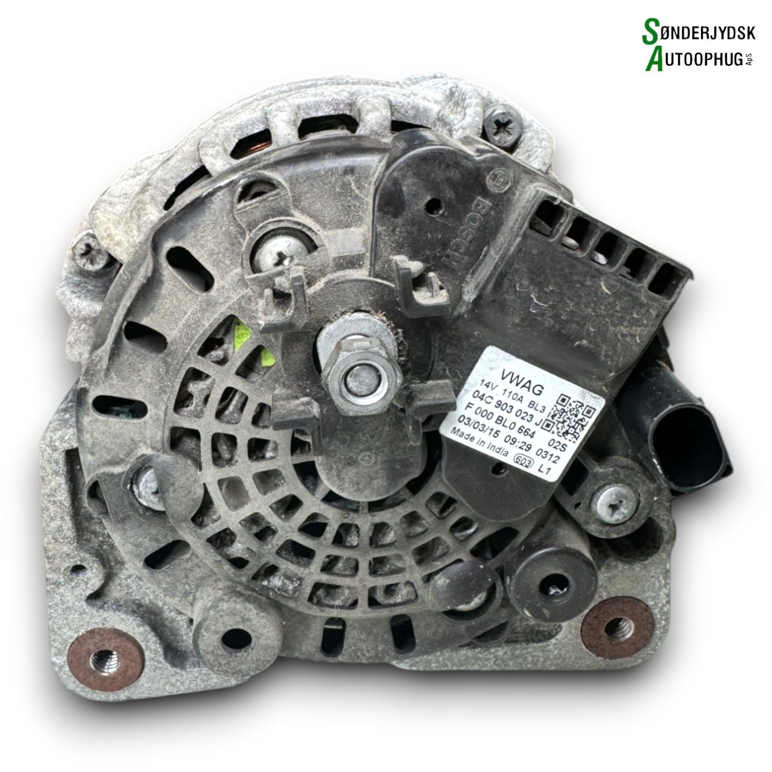 Skoda Citigo Generator Med OEM Nr. 04C903023JX Fra Skoda Ophugger