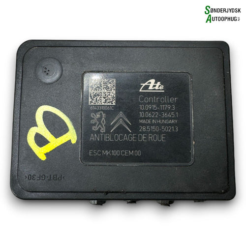 Peugeot 208 ABS Pumpe Med OEM Nr. 1610134480 Fra Peugeot Ophugger