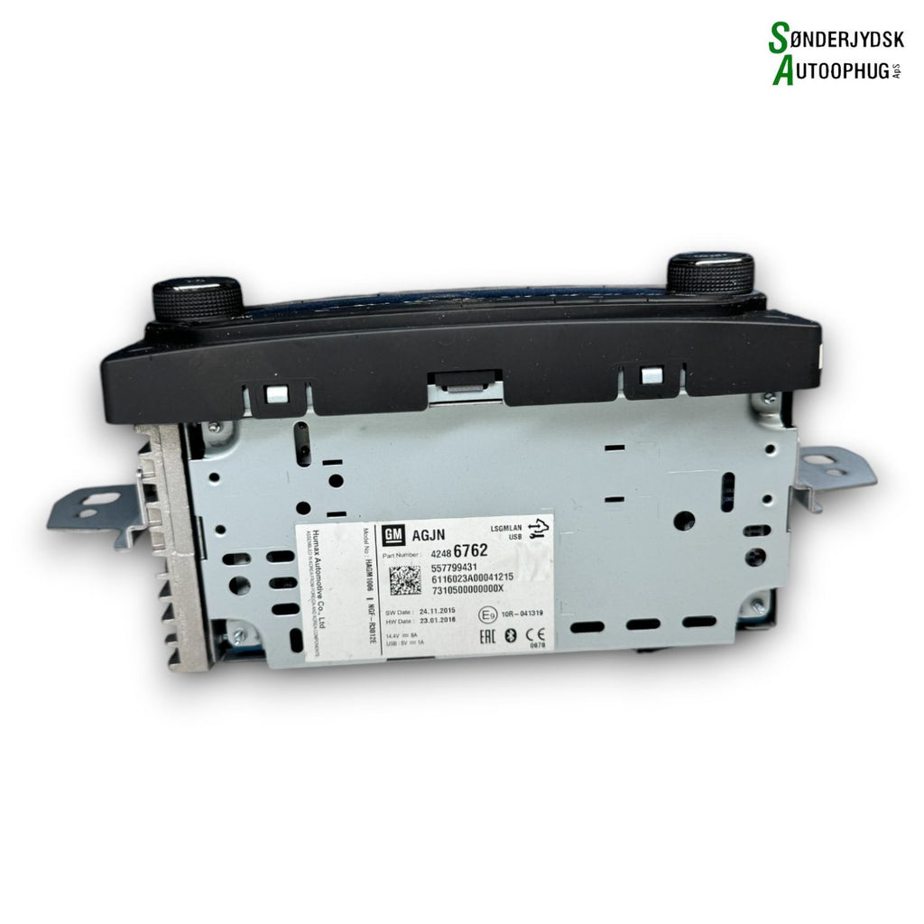 Opel Karl Radio, Multi Display Med OEM Nr. 42486762 Fra Opel Ophugger