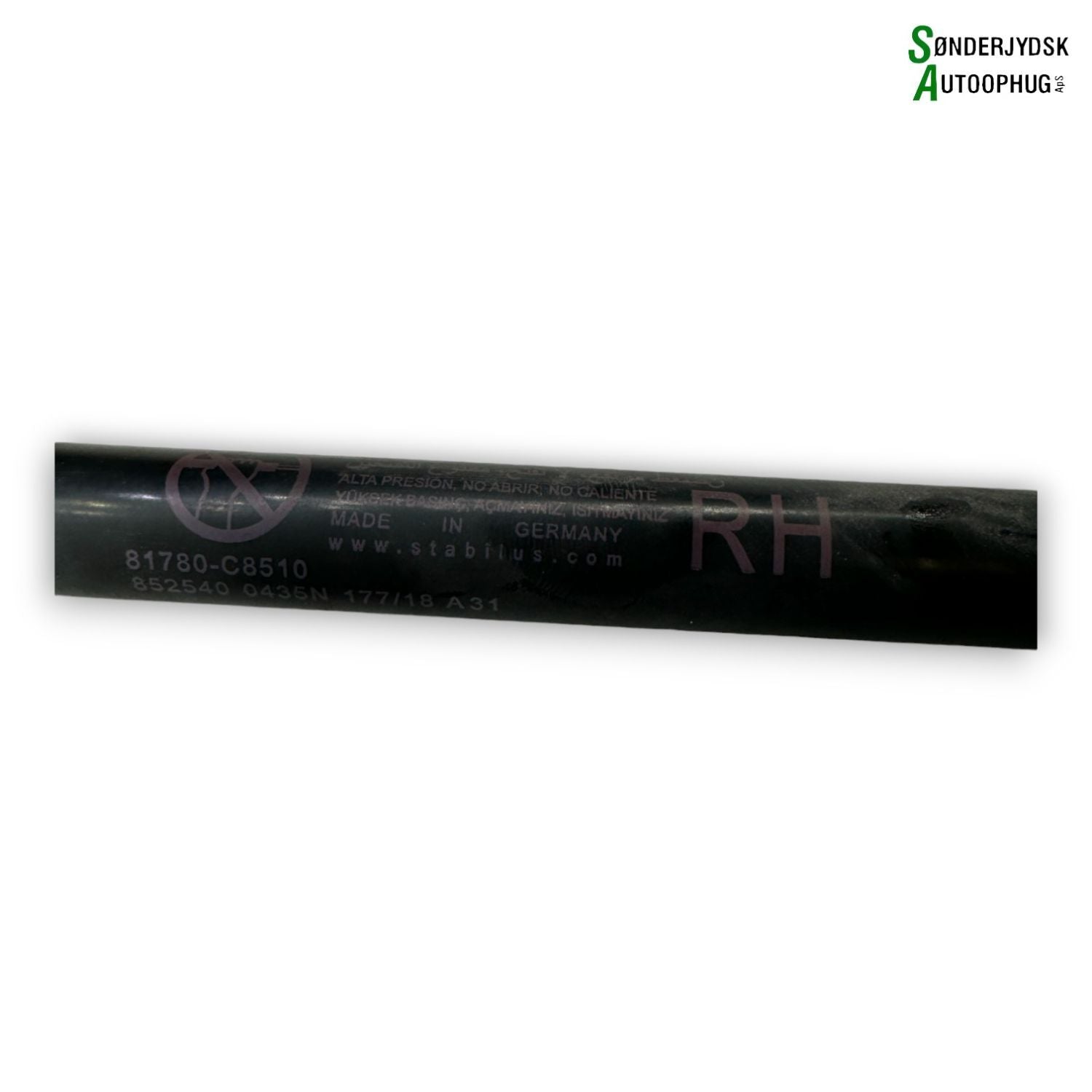 Hyundai I20 NL Bagklapsdæmper Med OEM Nr. 81780C8510 Fra Hyundai Ophugger