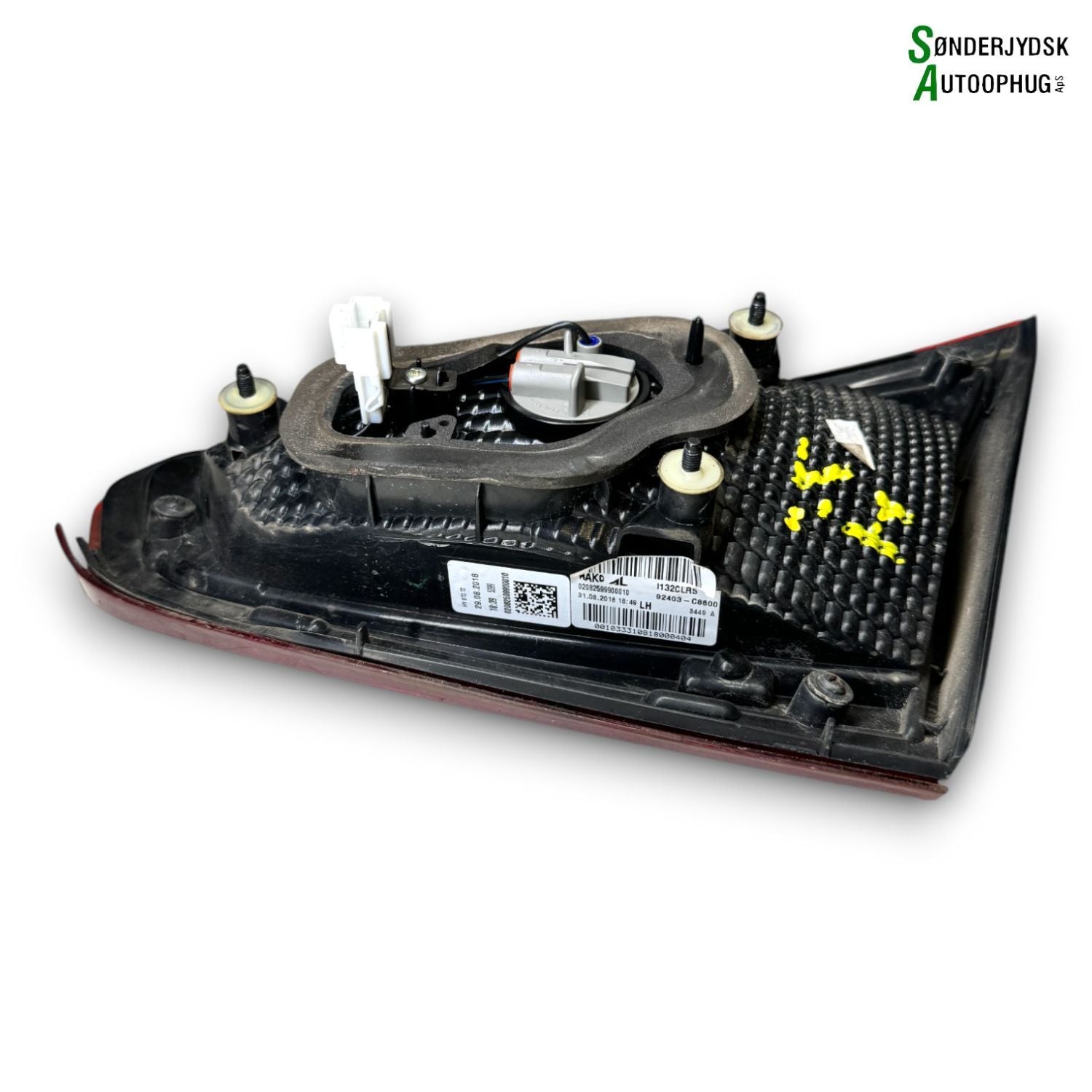 Hyundai I20 NL Baglygte Med OEM Nr. 92404C8600 Fra Hyundai Ophugger