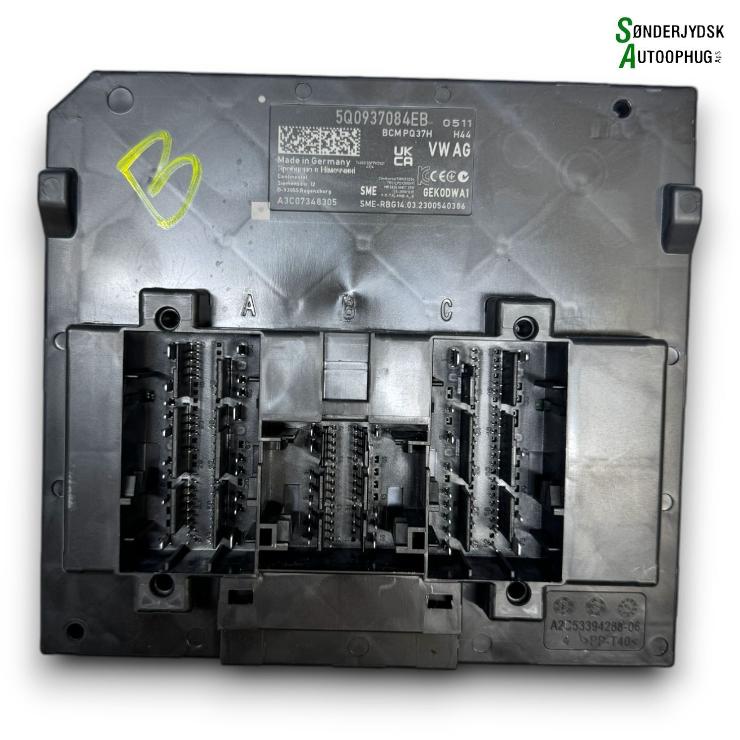 VW Touran 5T Bcm / Komfortkomputer Med OEM Nr. 5Q0937084EB Fra VW Ophugger