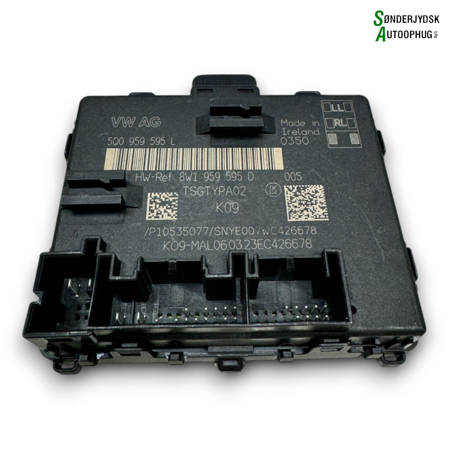 VW Touran 5T Bcm / Komfortkomputer Med OEM Nr. 8W1959595D Fra VW Ophugger