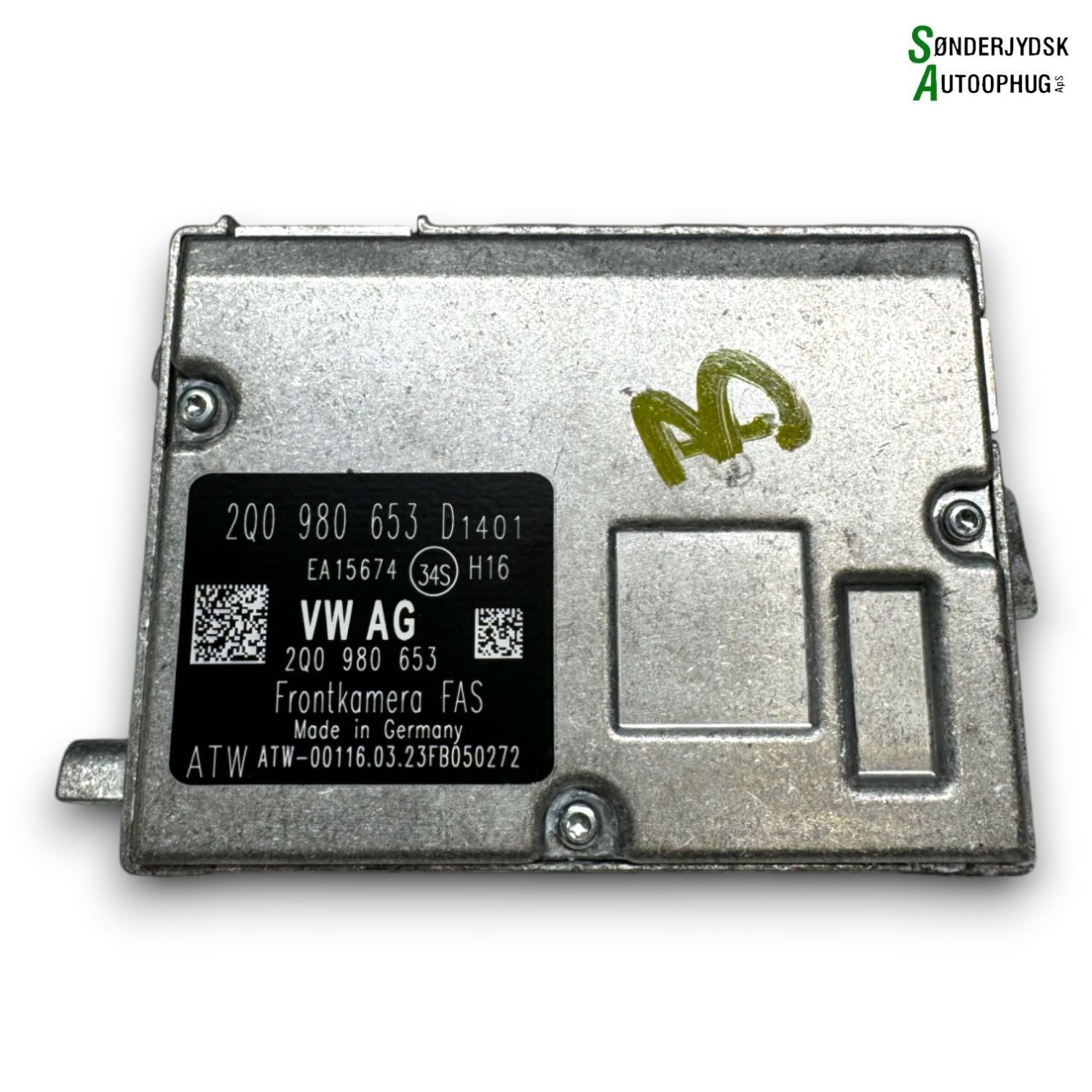 VW Touran 5T Front Kamera Med OEM Nr. 2Q0980653D Fra VW Ophugger