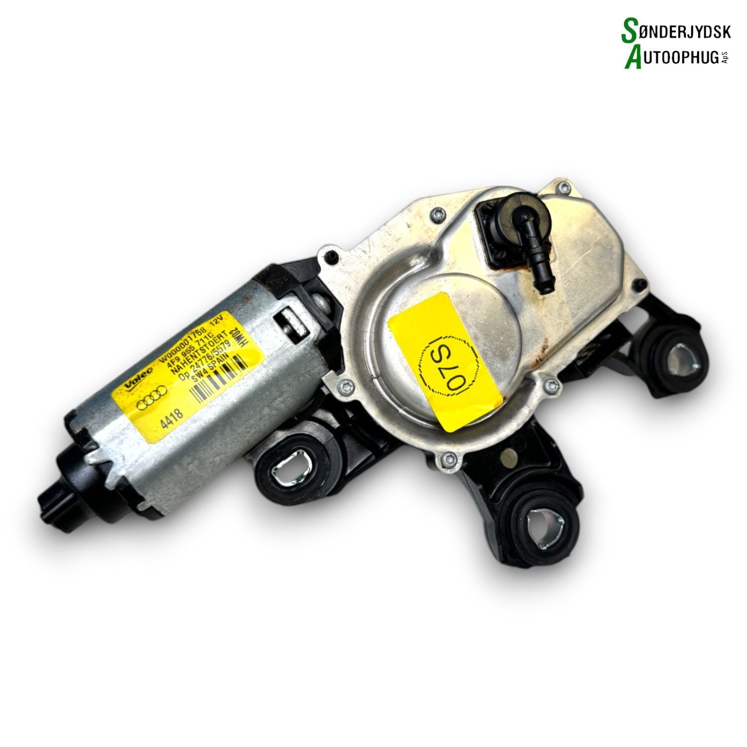 Audi A4 8K Bagrudevisker Motor Med OEM Nr. 4F9955711C Fra Audi Ophugger