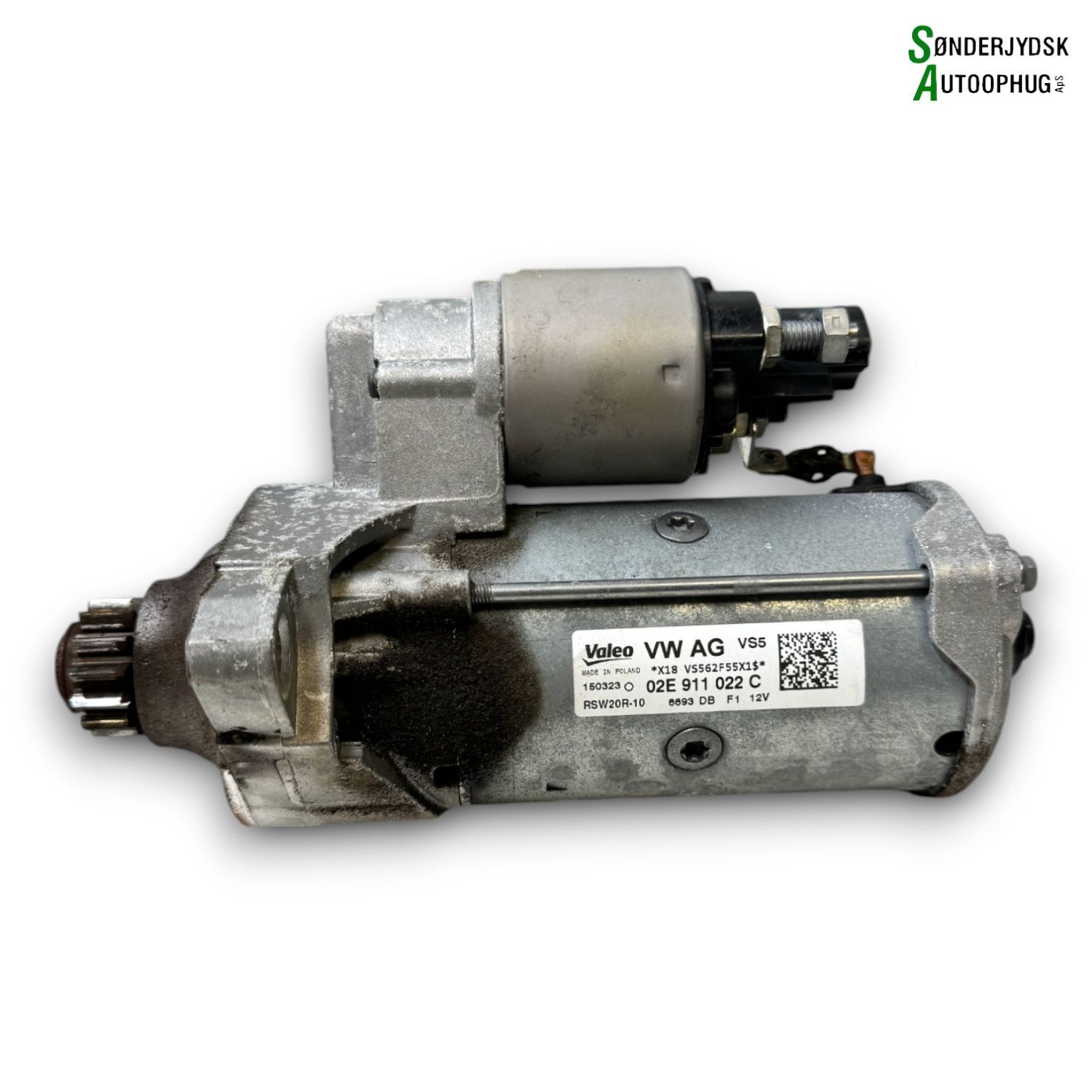 VW Touran 5T Starter Med OEM Nr. 02E911022C Fra VW Ophugger