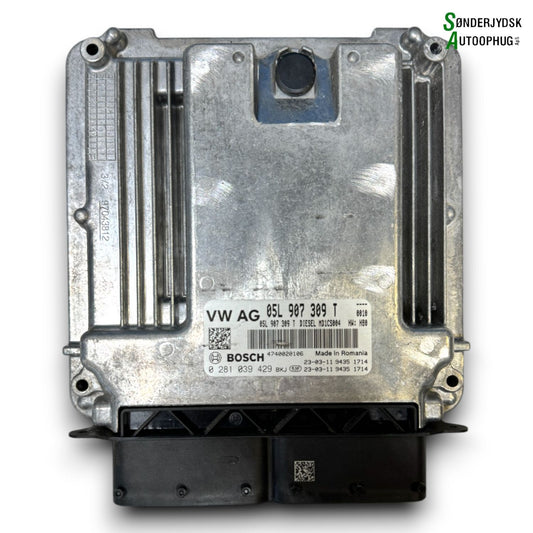 VW Touran 5T Motorstyring - Motorstyreboks - Injection Elboks Med OEM Nr. 0281039429BXJ Fra VW Ophugger